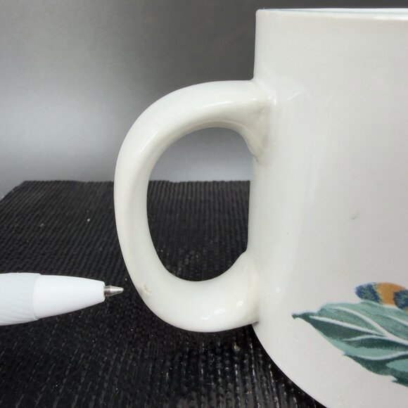 Newcor 1994 Cabin Berries Leaves Stoneware Ceramic Coffee Mug Cup Set2 Mugs Cups - Picture 6 of 12